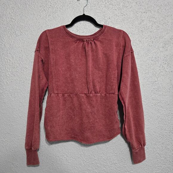 Gilded Intent Womens Corset Back Long Sleeve Top Size XS Coquette Soft Girl - Picture 1 of 6